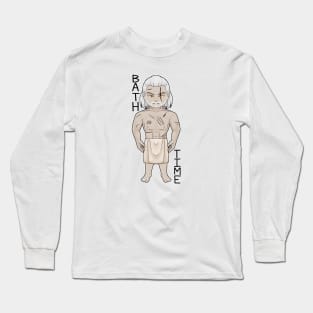 Bath Time with Geralt Long Sleeve T-Shirt